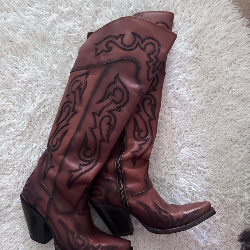 New Dan Post over the knee Leather Boots